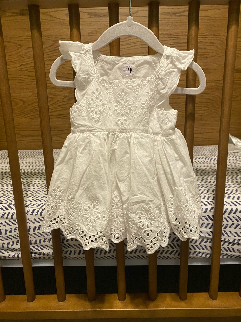 GAP White Eyelet Sundress (3-6 months)